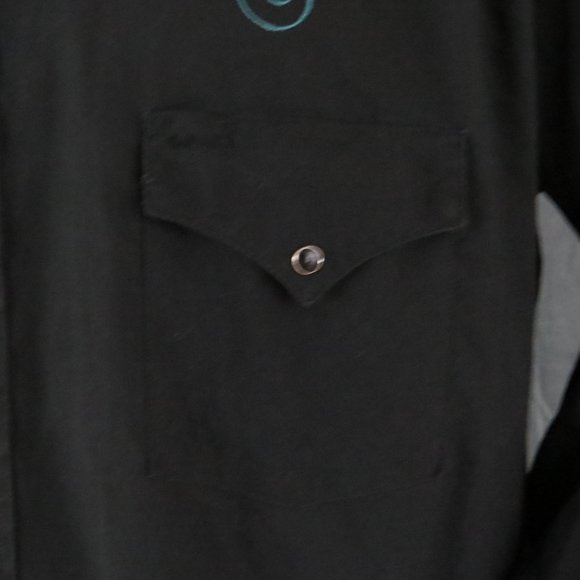 Vintage Western Shirt - Wagon Wheel Design by MWG - Men's 2XL - Picture 4 of 11